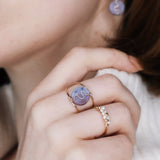 Andrea blanc - Bague multirangs perles de culture blanches or ou argent