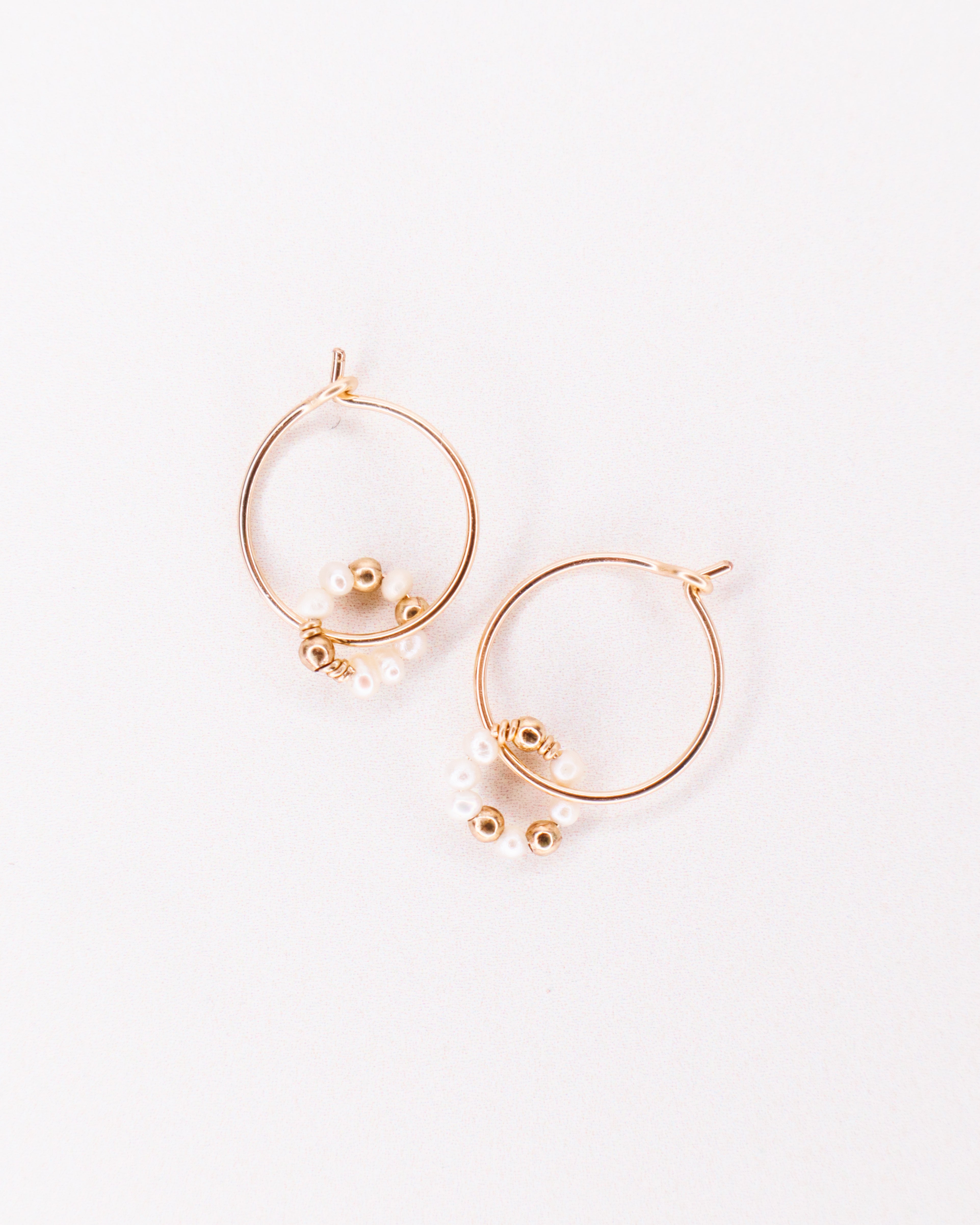 Argana - Boucles d'oreilles creoles personnalisables pierres precieuses de naissance or ou argent