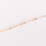 Aube - Bracelet femme personnalisable pierres precieuses de naissance or ou argent