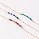 Awo - Bracelet femme personnalisable pierres precieuses de naissance or ou argent