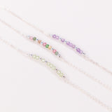 Awo - Bracelet femme personnalisable pierres precieuses de naissance or ou argent