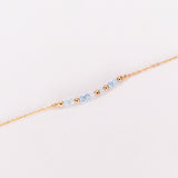 Awo - Bracelet femme personnalisable pierres precieuses de naissance or ou argent
