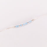 Awo - Bracelet femme personnalisable pierres precieuses de naissance or ou argent