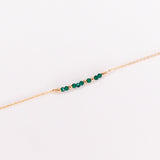 Awo - Bracelet femme personnalisable pierres precieuses de naissance or ou argent