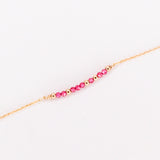 Awo - Bracelet femme personnalisable pierres precieuses de naissance or ou argent
