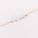 Awo - Bracelet femme personnalisable pierres precieuses de naissance or ou argent