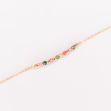 Awo - Bracelet femme personnalisable pierres precieuses de naissance or ou argent
