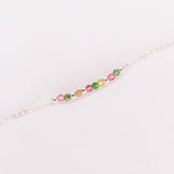 Awo - Bracelet femme personnalisable pierres precieuses de naissance or ou argent