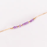 Awo - Bracelet femme personnalisable pierres precieuses de naissance or ou argent