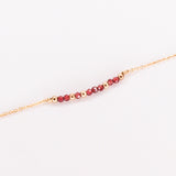 Awo - Bracelet femme personnalisable pierres precieuses de naissance or ou argent