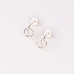 Dryade - Boucles d'oreilles puces rondes or ou argent
