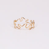 Gaia - Bague organique serpent or ou argent