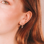 Giudecca - Boucles d'oreilles créoles femme perles de culture et jaspe or ou argent