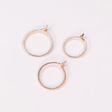 Guilaki - coffret boucles d'oreilles creoles 3 tailles or argent