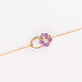 Karoo - Bracelet femme personnalisable pierres precieuses de naissance or ou argent
