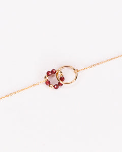 Karoo - Bracelet femme personnalisable pierres precieuses de naissance or ou argent