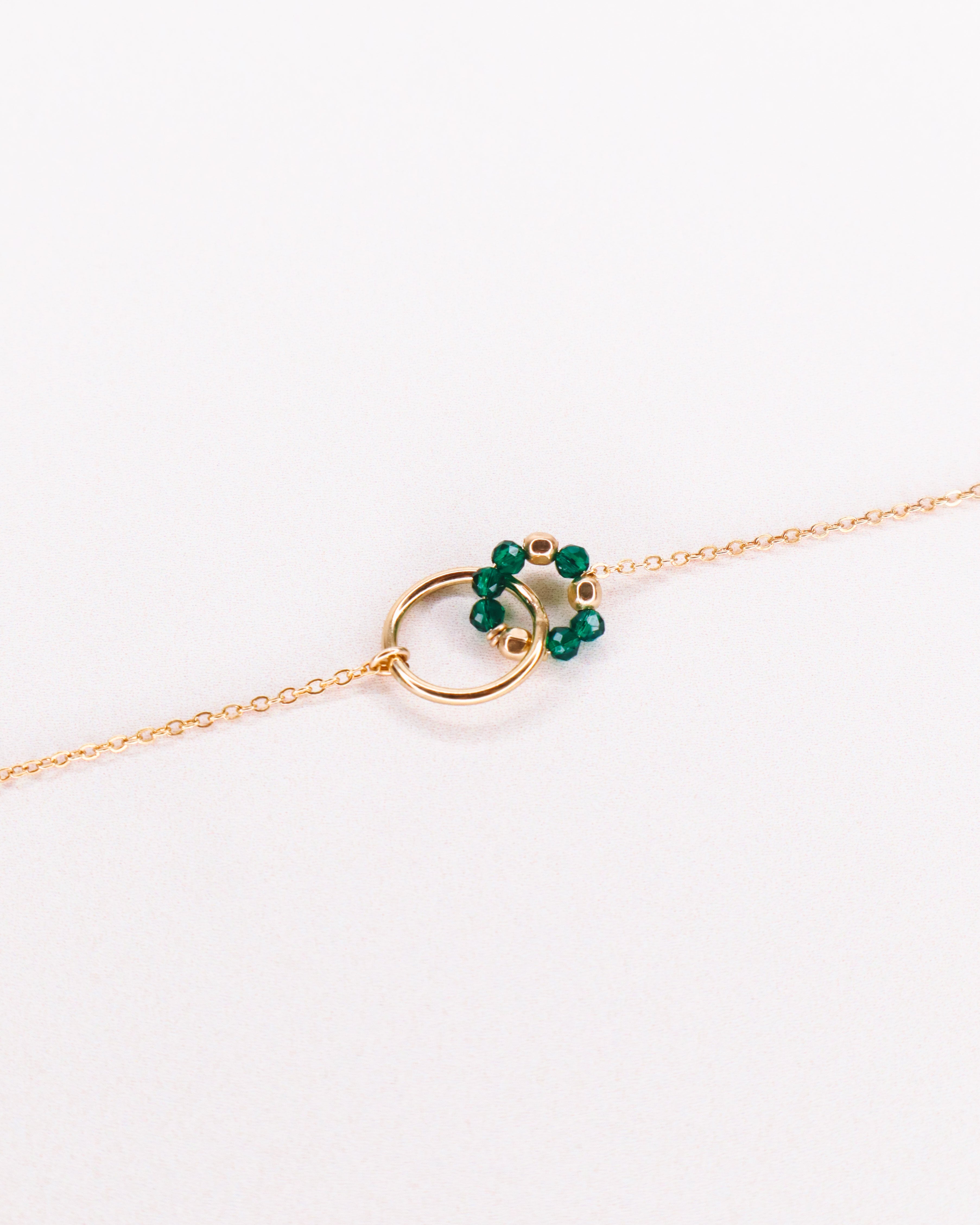 Karoo - Bracelet femme personnalisable pierres precieuses de naissance or ou argent
