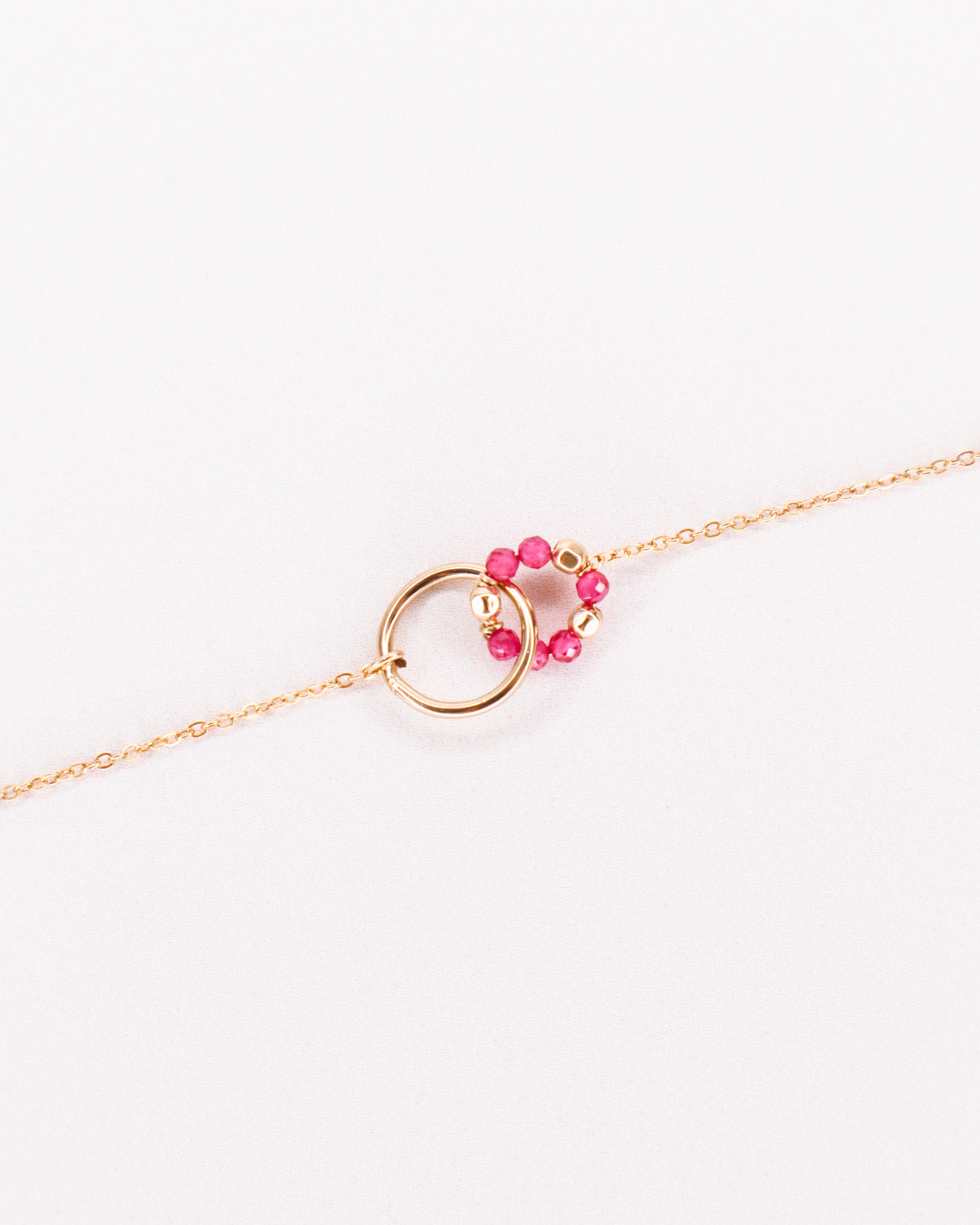 Karoo - Bracelet femme personnalisable pierres precieuses de naissance or ou argent