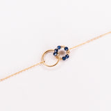 Karoo - Bracelet femme personnalisable pierres precieuses de naissance or ou argent