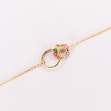 Karoo - Bracelet femme personnalisable pierres precieuses de naissance or ou argent