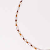 Lido - collier femme ras de cou perles de culture or argent jaspe