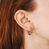 Loire blanc - Boucles d'oreilles puces perle de culture or ou argent