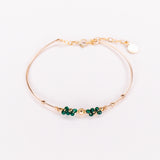 Nascita - Bracelet jonc femme personnalisable pierres precieuses de naissance or ou argent