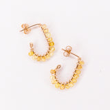 Sinh - Boucles d'oreilles puces personnalisables pierres précieuses de naissance or ou argent