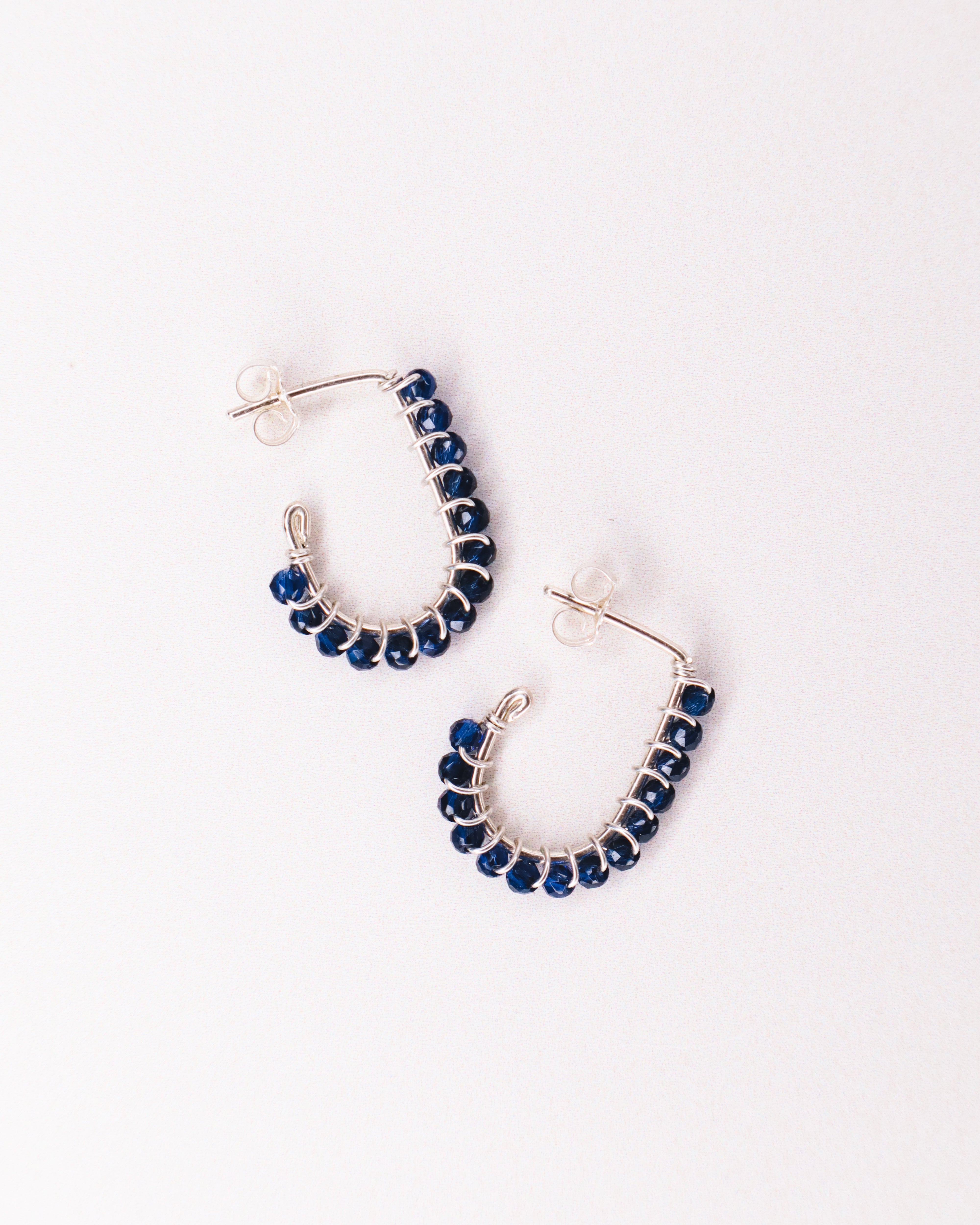 Sinh - Boucles d'oreilles puces personnalisables pierres précieuses de naissance or ou argent