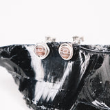 Yasur - Boucles d'oreilles puces agate botswana or ou argent