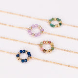Zenith - Bracelet femme personnalisable pierres precieuses de naissance or ou argent