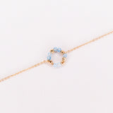 Zenith - Bracelet femme personnalisable pierres precieuses de naissance or ou argent