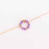 Zenith - Bracelet femme personnalisable pierres precieuses de naissance or ou argent