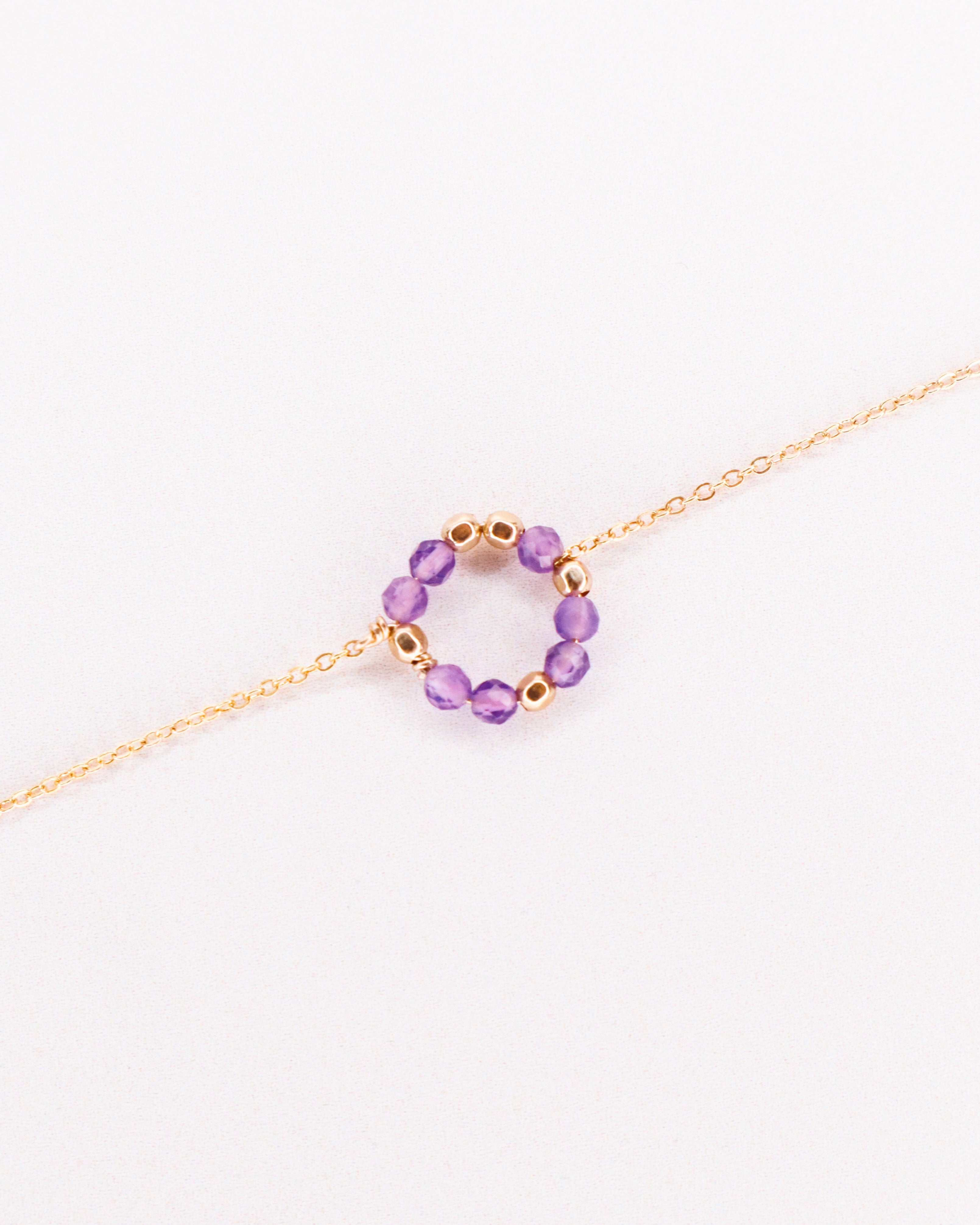 Zenith - Bracelet femme personnalisable pierres precieuses de naissance or ou argent