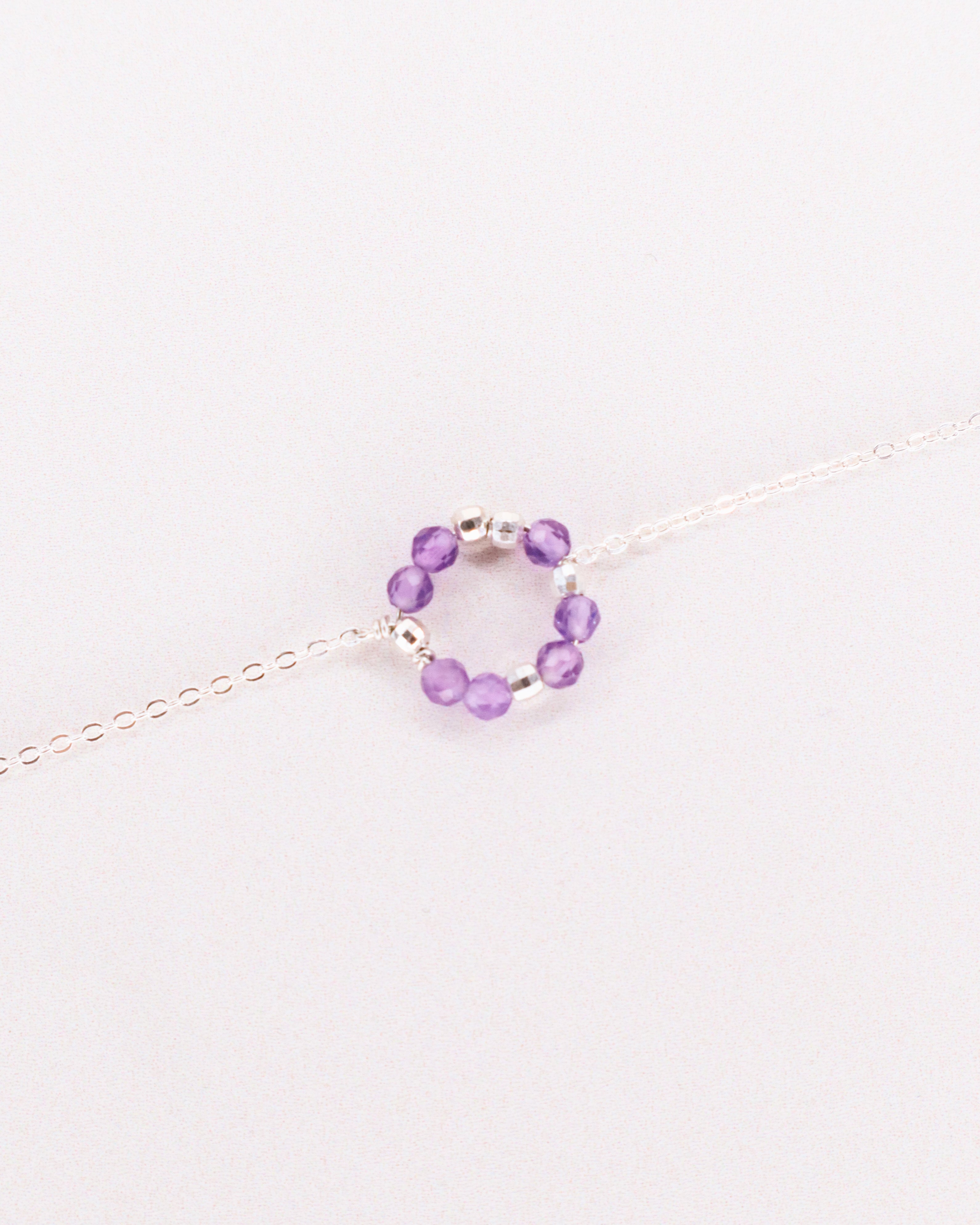 Zenith - Bracelet femme personnalisable pierres precieuses de naissance or ou argent