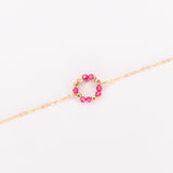 Zenith - Bracelet femme personnalisable pierres precieuses de naissance or ou argent