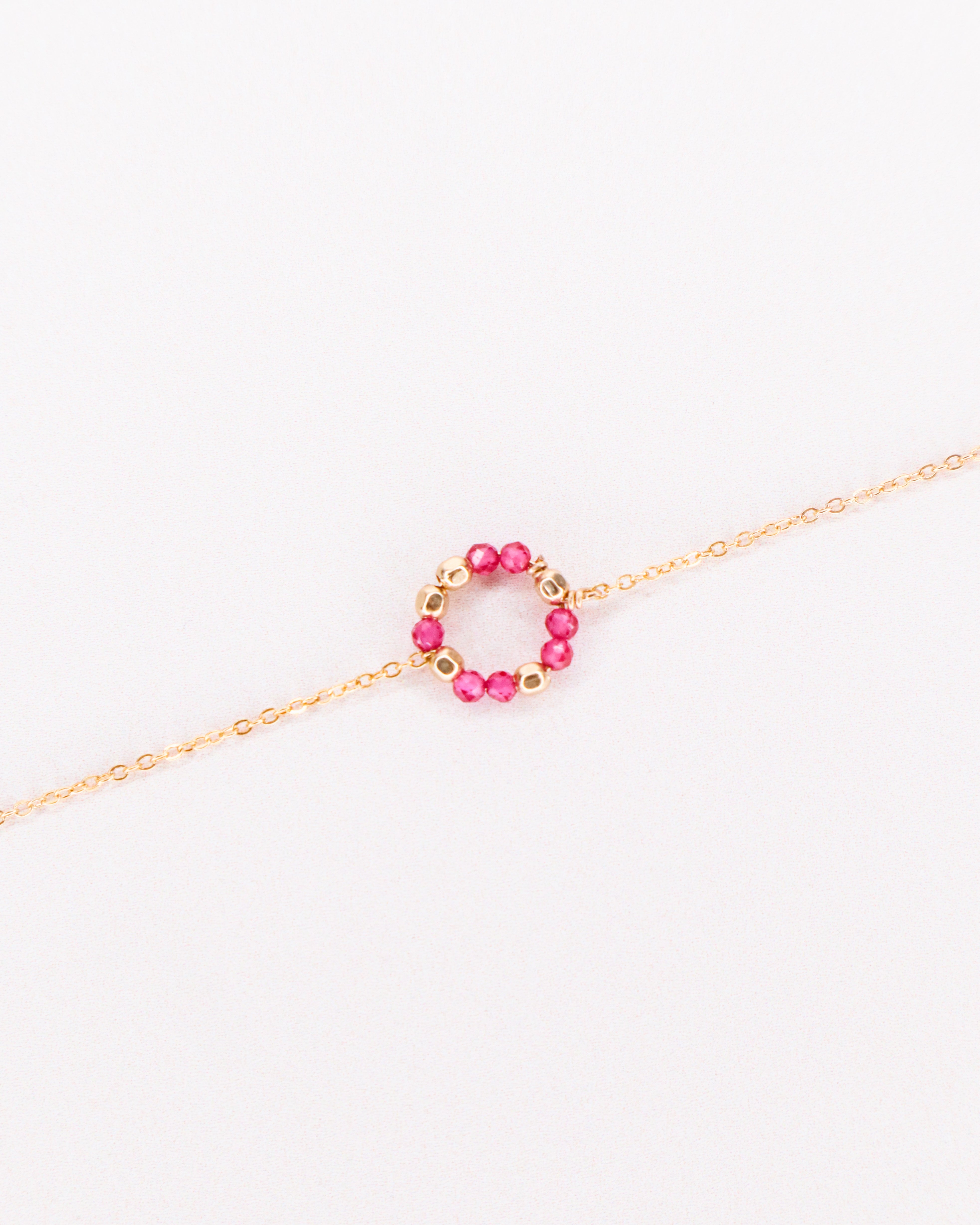 Zenith - Bracelet femme personnalisable pierres precieuses de naissance or ou argent