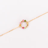 Zenith - Bracelet femme personnalisable pierres precieuses de naissance or ou argent