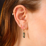 Ino - Boucles d'oreilles puces serpent or ou argent