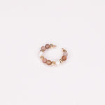 Agde - faux piercing femme pierres agate or ou argent