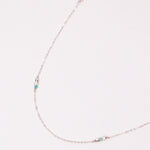 Alga - Collier femme emeraude perle de culture or argent 