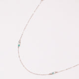Alga - Collier femme emeraude perle de culture or argent 