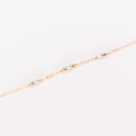 Aube - Bracelet femme personnalisable pierres precieuses de naissance or ou argent 