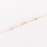 Aube - Bracelet femme personnalisable pierres precieuses de naissance or ou argent 