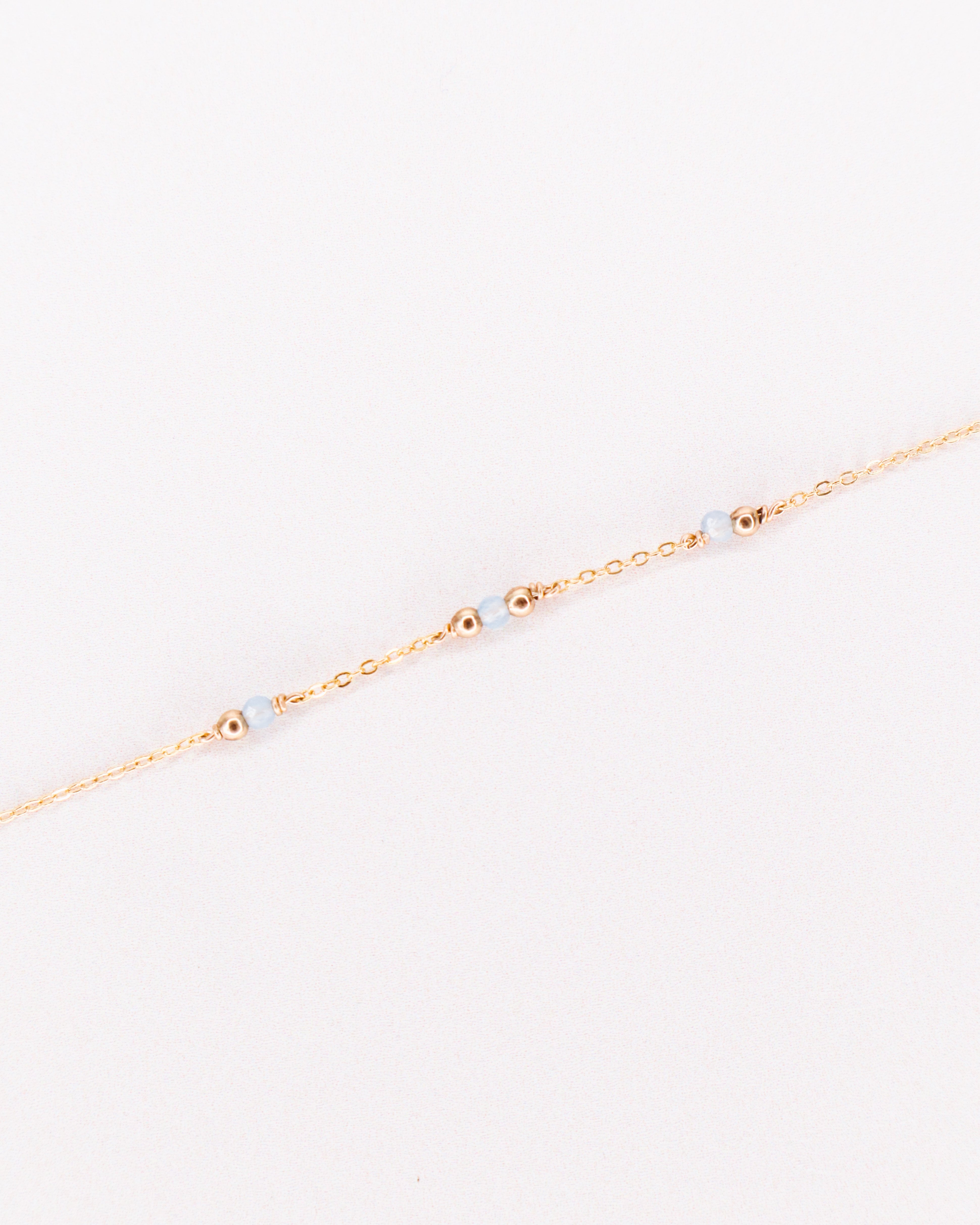 Aube - Bracelet femme personnalisable pierres precieuses de naissance or ou argent 