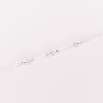 Aube - Bracelet femme personnalisable pierres precieuses de naissance or ou argent 