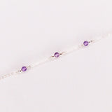 Aube - Bracelet femme personnalisable pierres precieuses de naissance or ou argent 