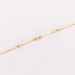 Aube - Bracelet femme personnalisable pierres precieuses de naissance or ou argent 