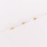 Aube - Bracelet femme personnalisable pierres precieuses de naissance or ou argent 