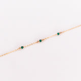 Aube - Bracelet femme personnalisable pierres precieuses de naissance or ou argent 